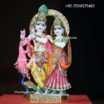 Marble Radha Krishna Statue