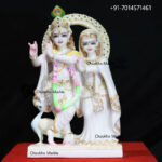 Marble Radha Krishna Statue