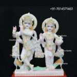 Marble Radha Krishna Statue