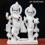 Marble Radha Krishna Statue