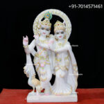 Marble Radha Krishna Statue