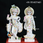 Marble Radha Krishna Statue