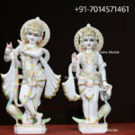 Marble Radha Krishna Statue