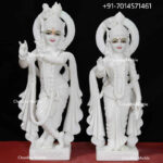 Marble Radha Krishna Statue