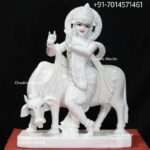 Marble Radha Krishna Statue