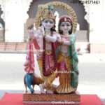 Marble Radha Krishna Statue