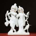 Marble Radha Krishna Statue