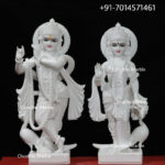 Marble Radha Krishna Statue