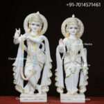 Marble Radha Krishna Statue