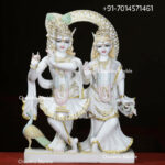 Marble Radha Krishna Statue