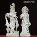 Marble Radha Krishna Statue