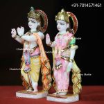 Marble Radha Krishna Statue