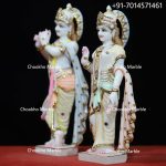 Marble Radha Krishna Statue