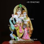 Marble Radha Krishna Statue