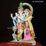 Marble Radha Krishna Statue