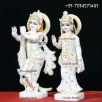 Marble Radha Krishna Statue