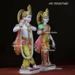 Marble Radha Krishna Statue