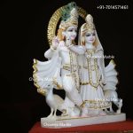 Marble Radha Krishna Statue