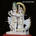 Marble Radha Krishna Statue