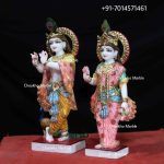 Marble Radha Krishna Statue