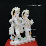 Marble Radha Krishna Statue