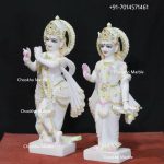 Marble Radha Krishna Statue