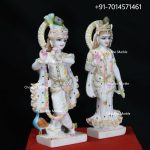 Marble Radha Krishna Statue