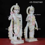 Marble Radha Krishna Statue