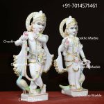 Marble Radha Krishna Statue