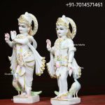 Marble Radha Krishna Statue