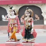 Marble Radha Krishna Statue