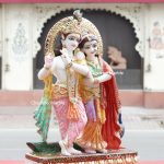 Marble Radha Krishna Statue