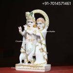 Marble Radha Krishna Statue