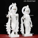 Marble Radha Krishna Statue