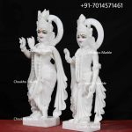 Marble Radha Krishna Statue