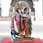 Marble Radha Krishna Statue