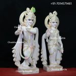 Marble Radha Krishna Statue