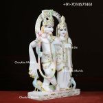 Marble Radha Krishna Statue