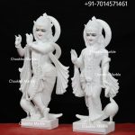 Marble Radha Krishna Statue