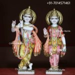 Marble Radha Krishna Statue