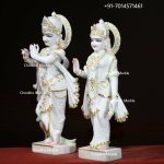 Marble Radha Krishna Statue