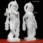 Marble Radha Krishna Statue