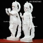 Marble Radha Krishna Statue