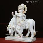 Marble Krishna Statue