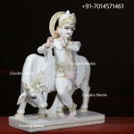 Marble Krishna Statue