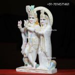 Marble Radha Krishna Statue