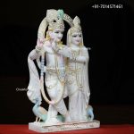 Marble Radha Krishna Statue