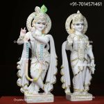 Marble Radha Krishna Statue