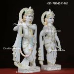 Marble Radha Krishna Statue