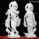 Marble Radha Krishna Statue